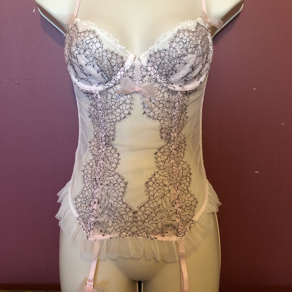 Baby Pink Victoria Secret Corset with underwire